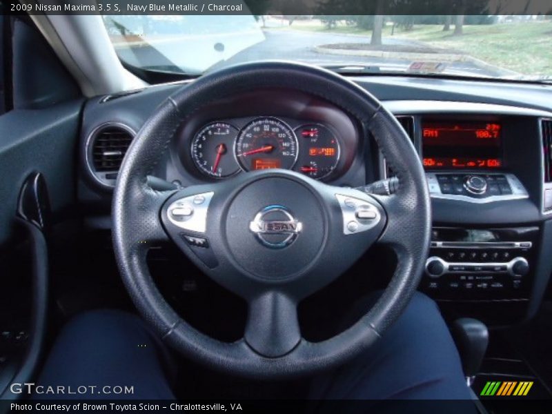 Navy Blue Metallic / Charcoal 2009 Nissan Maxima 3.5 S