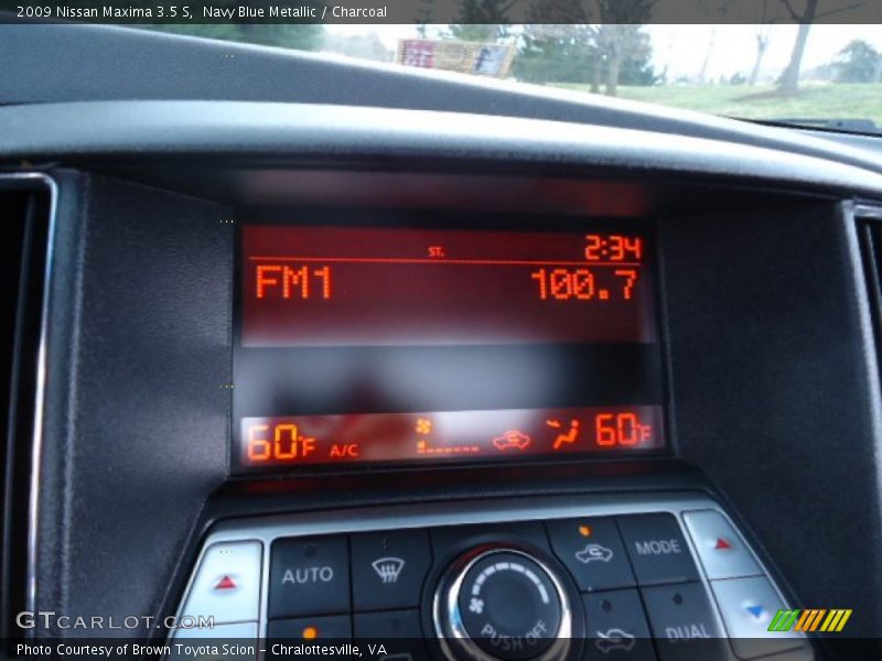Navy Blue Metallic / Charcoal 2009 Nissan Maxima 3.5 S