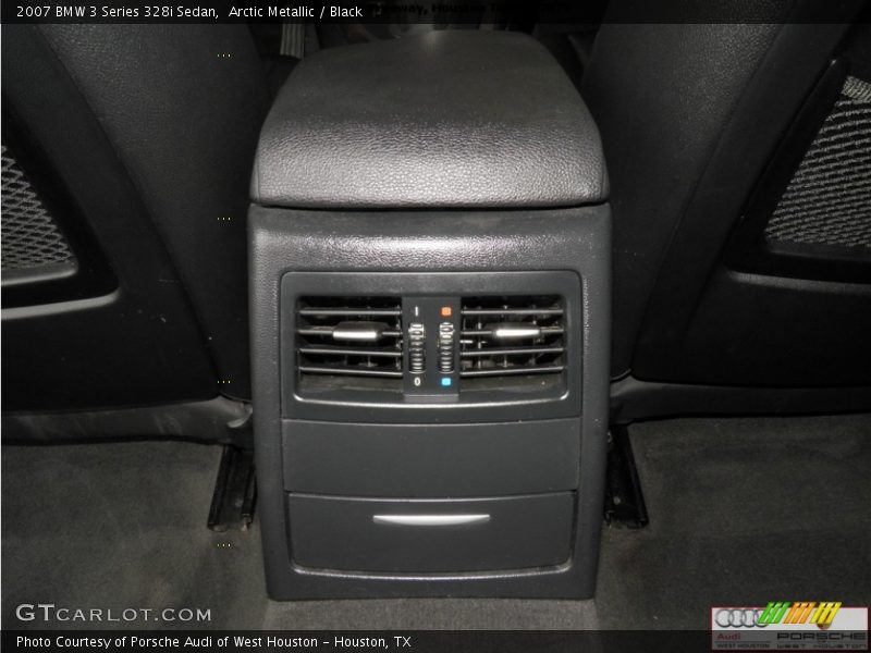 Arctic Metallic / Black 2007 BMW 3 Series 328i Sedan