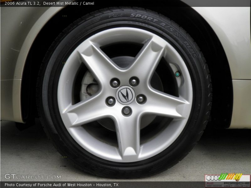 Desert Mist Metallic / Camel 2006 Acura TL 3.2