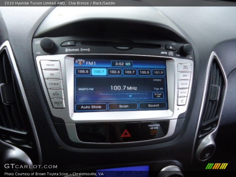 Chai Bronze / Black/Saddle 2010 Hyundai Tucson Limited AWD