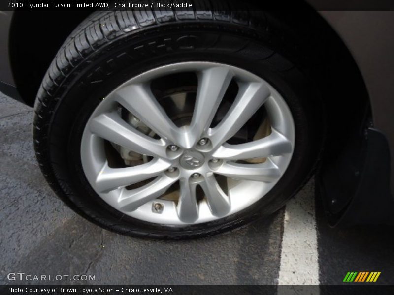 Chai Bronze / Black/Saddle 2010 Hyundai Tucson Limited AWD