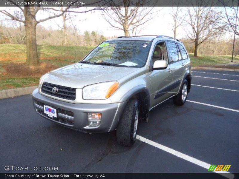 Vintage Gold / Gray 2001 Toyota RAV4 4WD