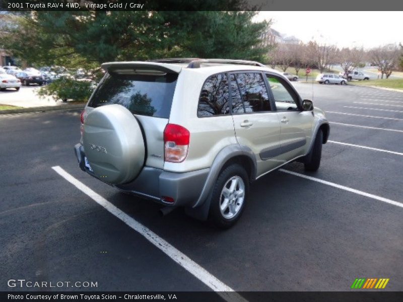 Vintage Gold / Gray 2001 Toyota RAV4 4WD