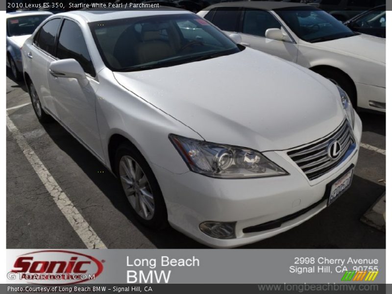 Starfire White Pearl / Parchment 2010 Lexus ES 350