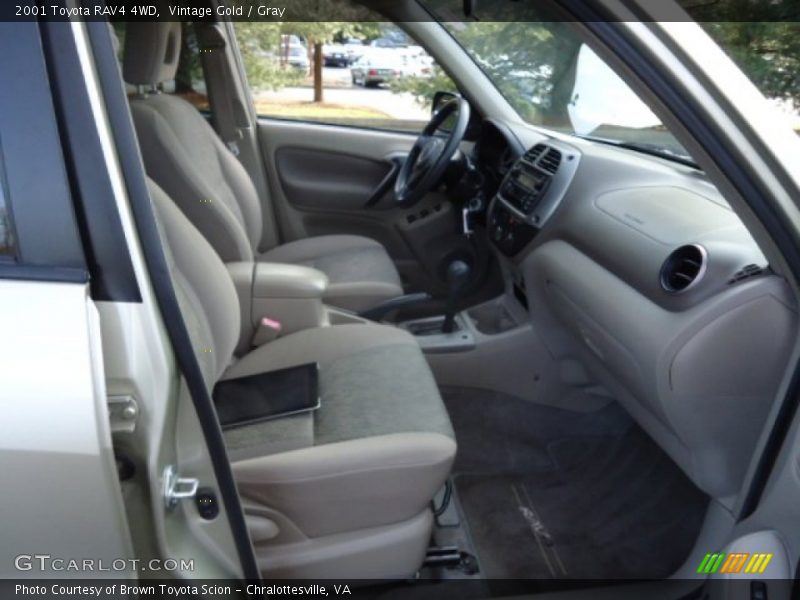 Vintage Gold / Gray 2001 Toyota RAV4 4WD