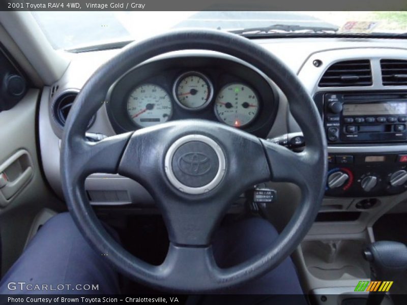 Vintage Gold / Gray 2001 Toyota RAV4 4WD