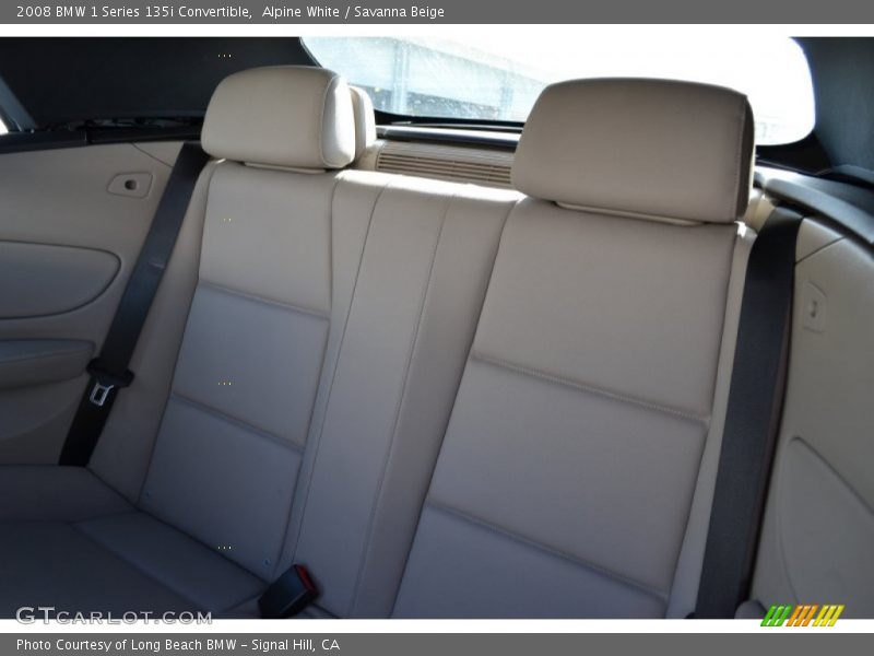 Alpine White / Savanna Beige 2008 BMW 1 Series 135i Convertible