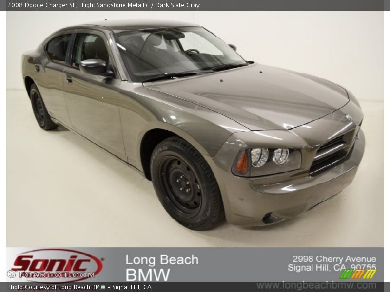Light Sandstone Metallic / Dark Slate Gray 2008 Dodge Charger SE