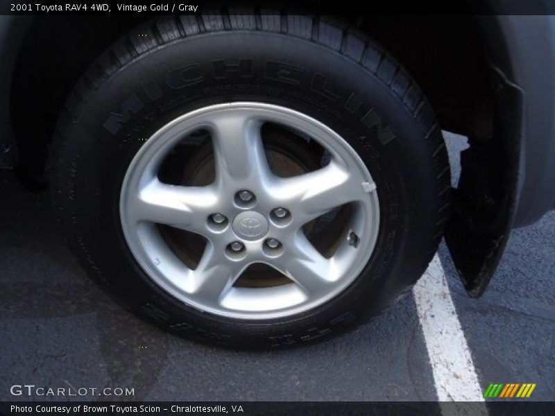Vintage Gold / Gray 2001 Toyota RAV4 4WD