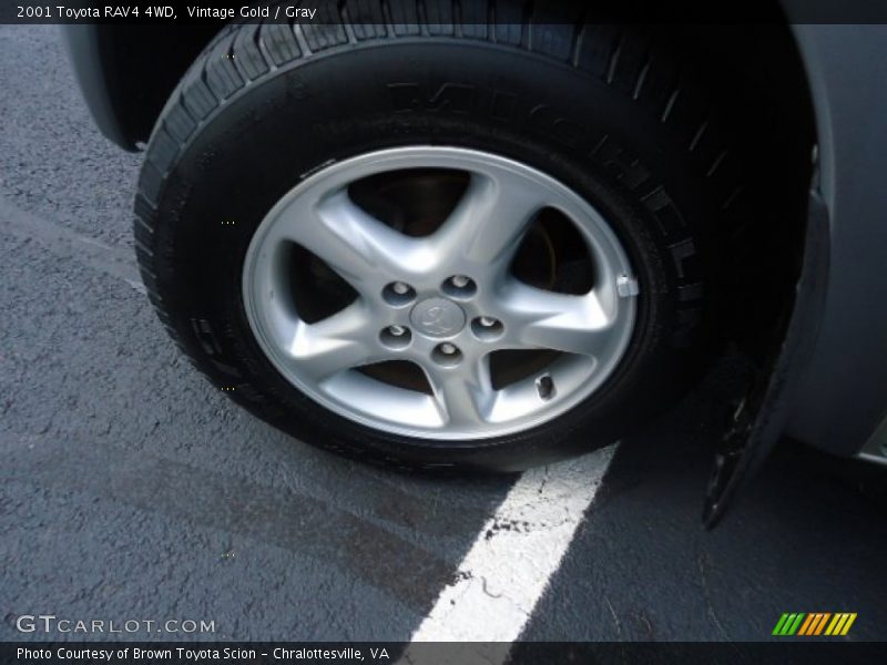 Vintage Gold / Gray 2001 Toyota RAV4 4WD