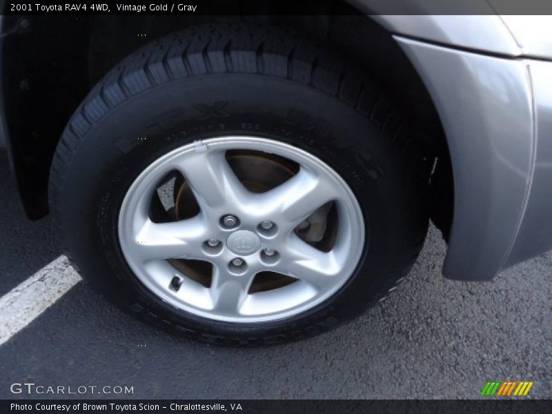 Vintage Gold / Gray 2001 Toyota RAV4 4WD
