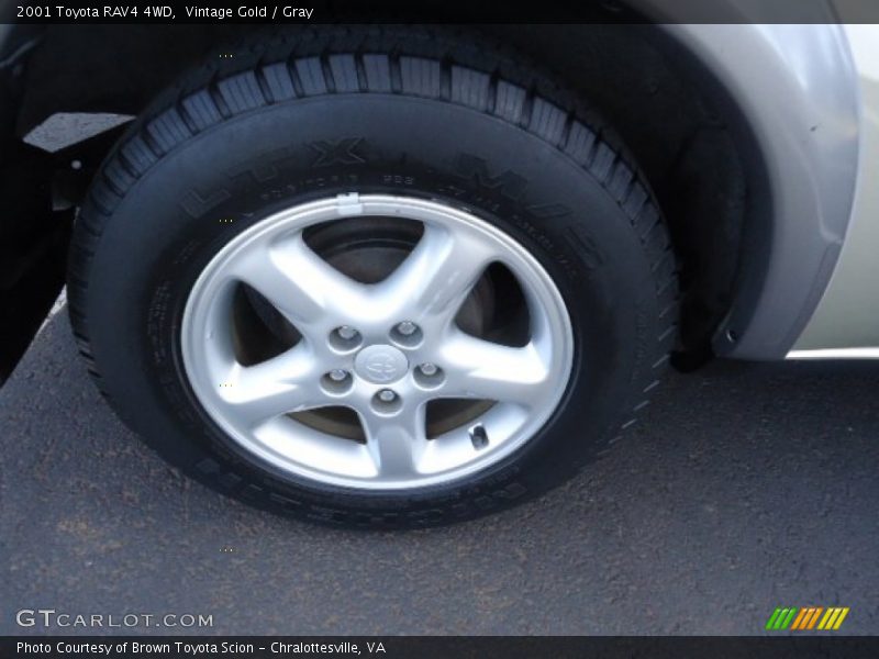 Vintage Gold / Gray 2001 Toyota RAV4 4WD