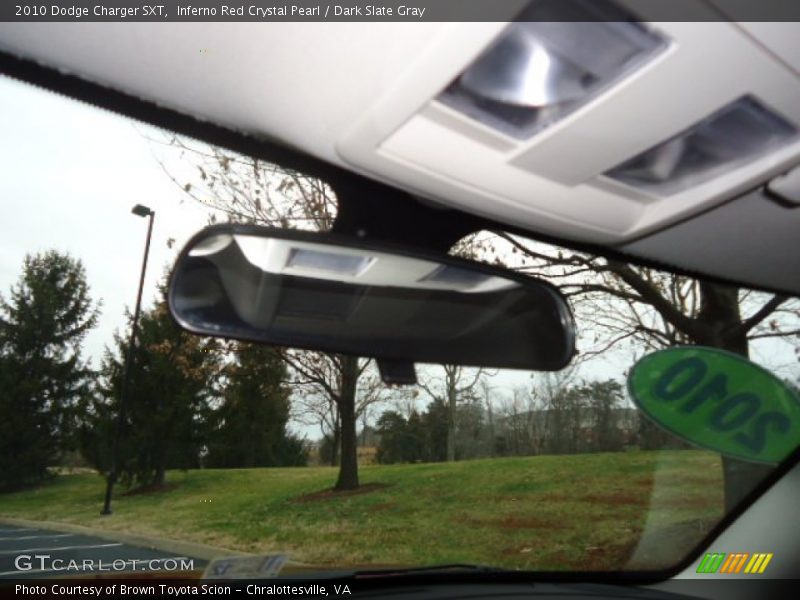Inferno Red Crystal Pearl / Dark Slate Gray 2010 Dodge Charger SXT