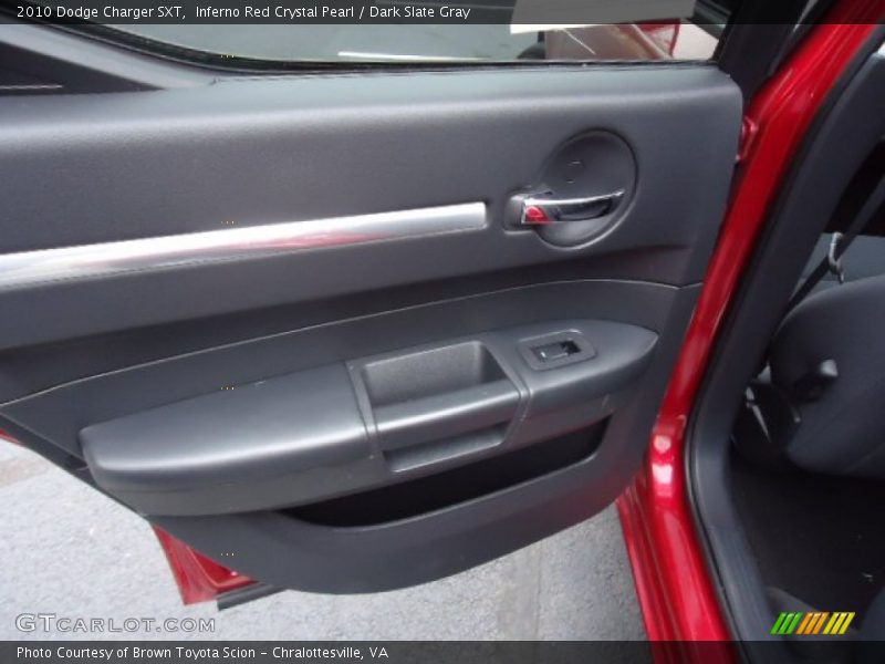Inferno Red Crystal Pearl / Dark Slate Gray 2010 Dodge Charger SXT