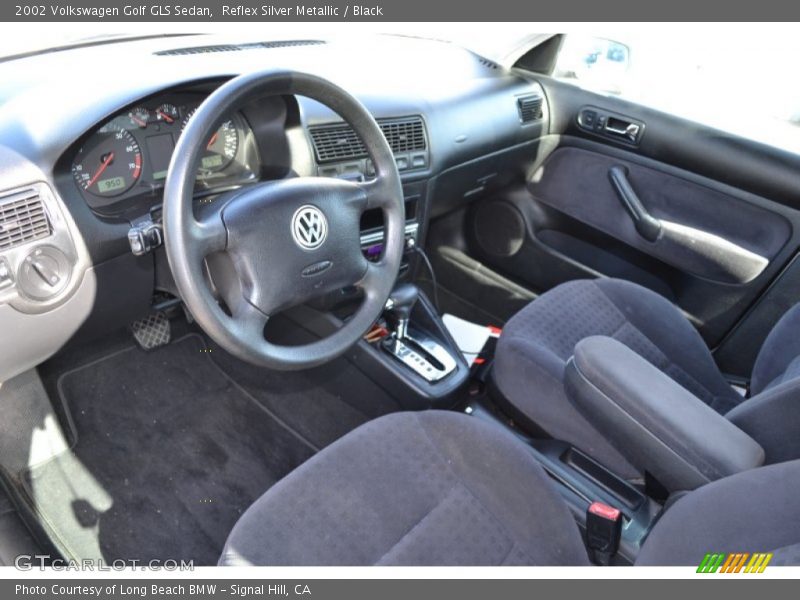  2002 Golf GLS Sedan Black Interior