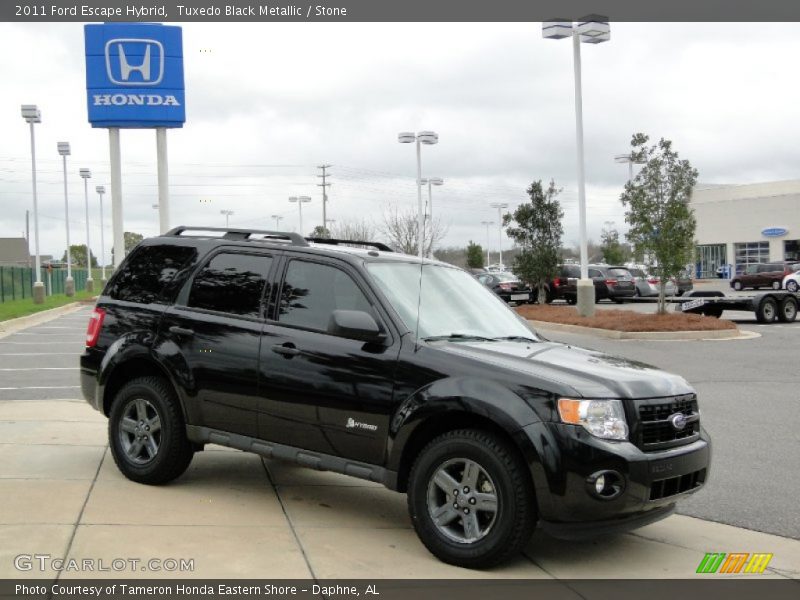 Tuxedo Black Metallic / Stone 2011 Ford Escape Hybrid