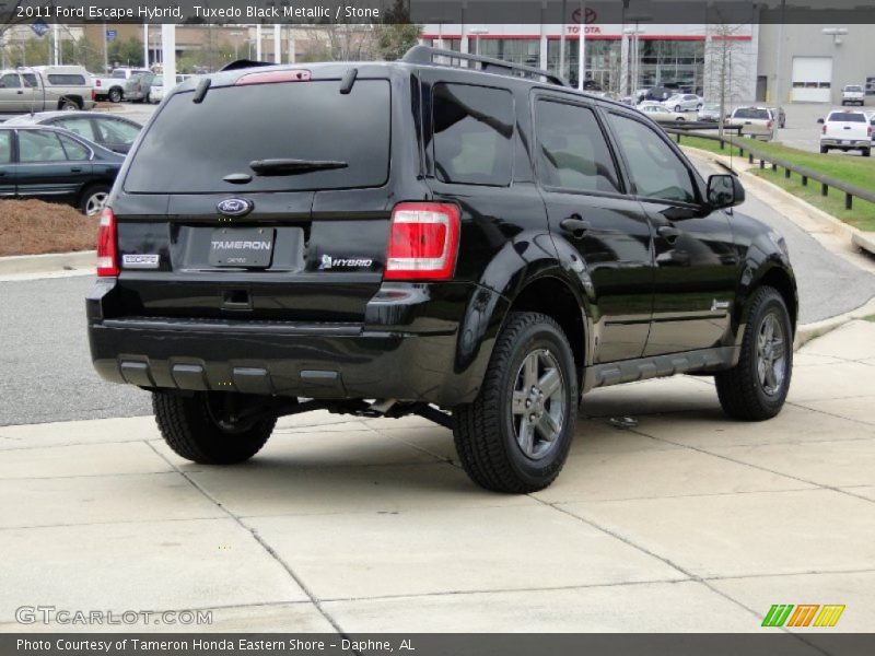 Tuxedo Black Metallic / Stone 2011 Ford Escape Hybrid