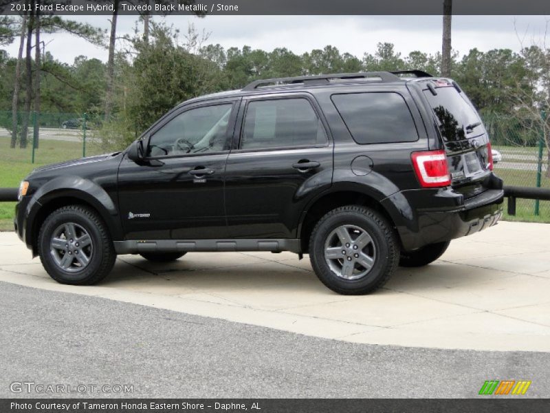 Tuxedo Black Metallic / Stone 2011 Ford Escape Hybrid