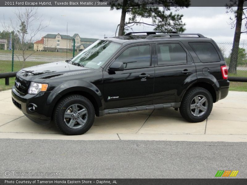 Tuxedo Black Metallic / Stone 2011 Ford Escape Hybrid