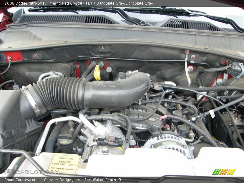 Inferno Red Crystal Pearl / Dark Slate Gray/Light Slate Gray 2008 Dodge Nitro SXT