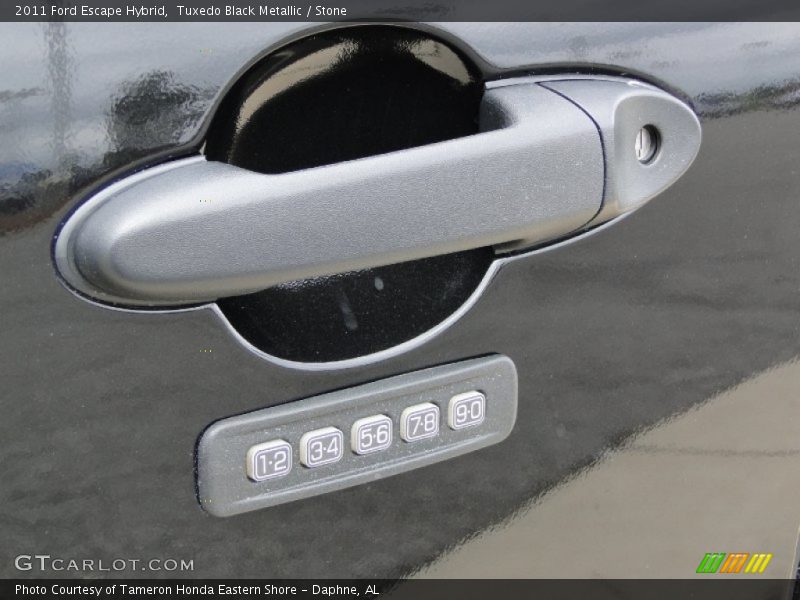 Tuxedo Black Metallic / Stone 2011 Ford Escape Hybrid