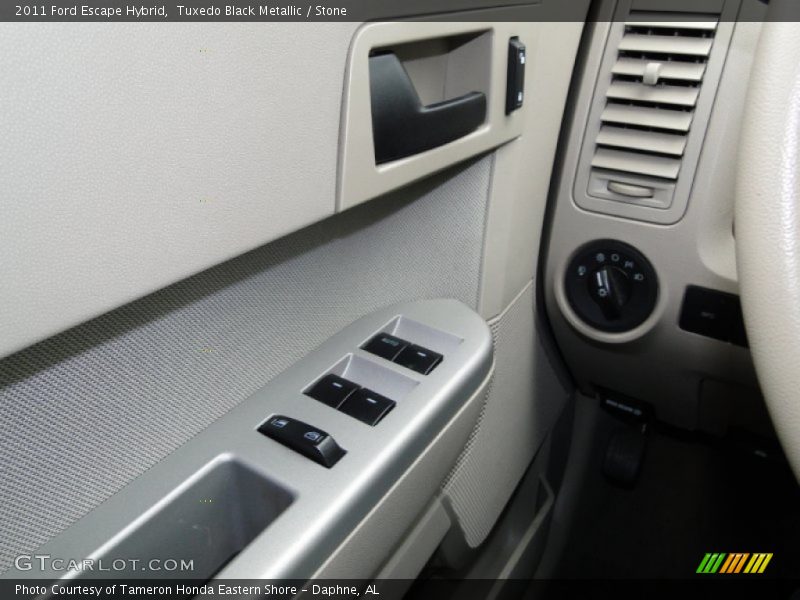 Tuxedo Black Metallic / Stone 2011 Ford Escape Hybrid
