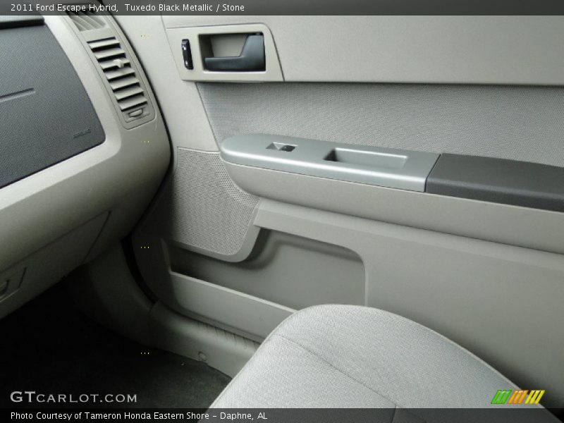 Tuxedo Black Metallic / Stone 2011 Ford Escape Hybrid