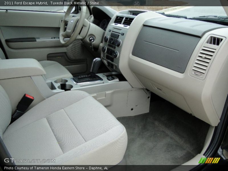 Tuxedo Black Metallic / Stone 2011 Ford Escape Hybrid