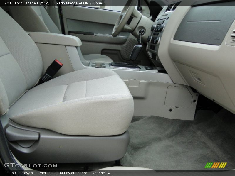 Tuxedo Black Metallic / Stone 2011 Ford Escape Hybrid
