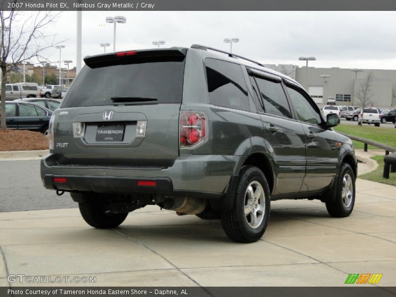 Nimbus Gray Metallic / Gray 2007 Honda Pilot EX