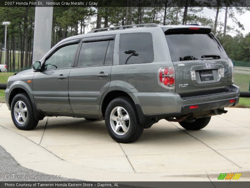 Nimbus Gray Metallic / Gray 2007 Honda Pilot EX