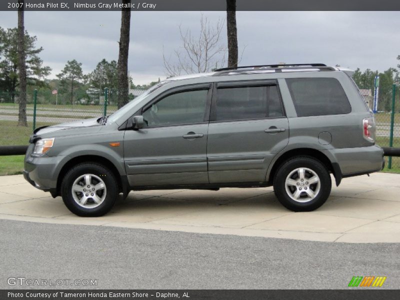 Nimbus Gray Metallic / Gray 2007 Honda Pilot EX