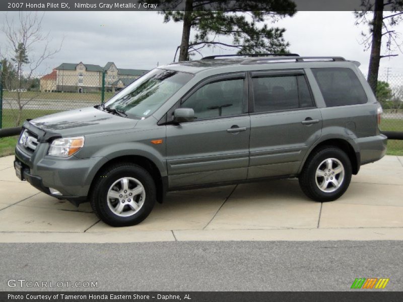 Nimbus Gray Metallic / Gray 2007 Honda Pilot EX