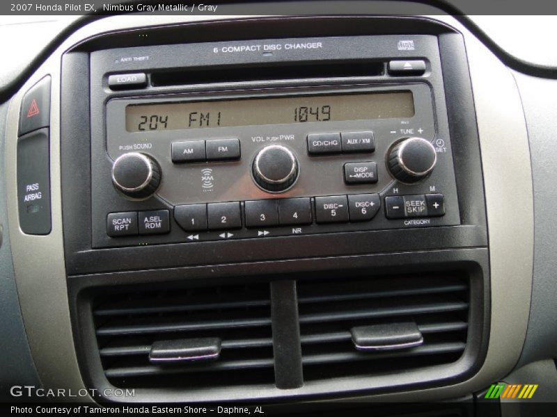 Nimbus Gray Metallic / Gray 2007 Honda Pilot EX