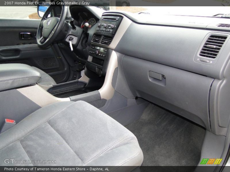 Nimbus Gray Metallic / Gray 2007 Honda Pilot EX