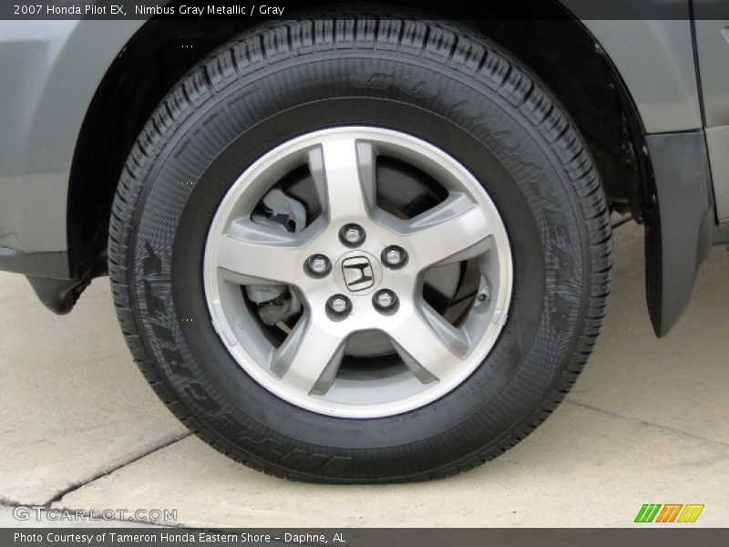 Nimbus Gray Metallic / Gray 2007 Honda Pilot EX