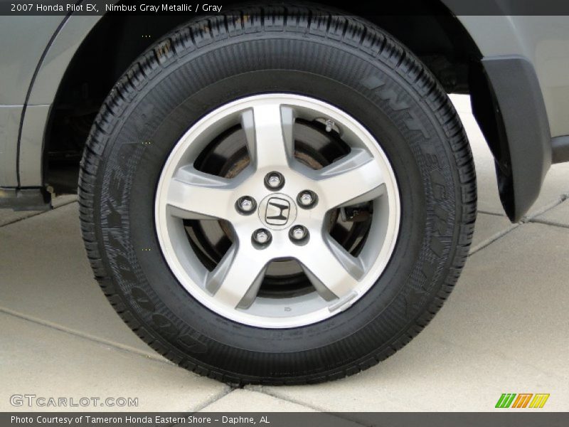 Nimbus Gray Metallic / Gray 2007 Honda Pilot EX