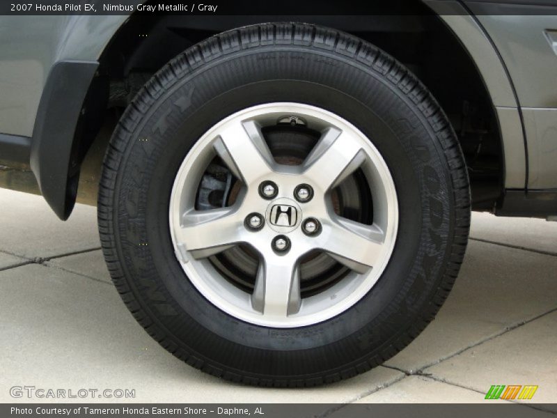 Nimbus Gray Metallic / Gray 2007 Honda Pilot EX