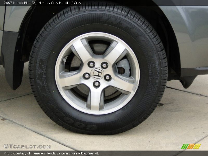 Nimbus Gray Metallic / Gray 2007 Honda Pilot EX