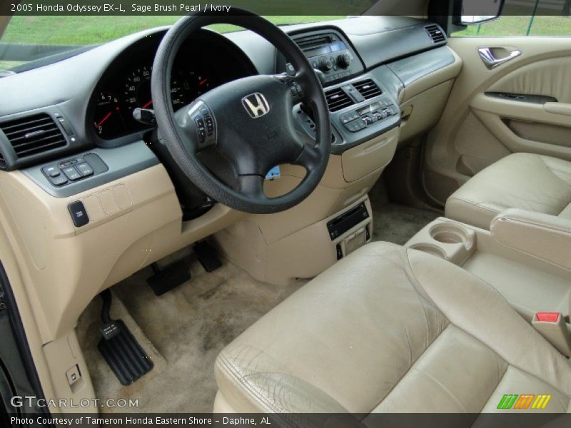 Sage Brush Pearl / Ivory 2005 Honda Odyssey EX-L