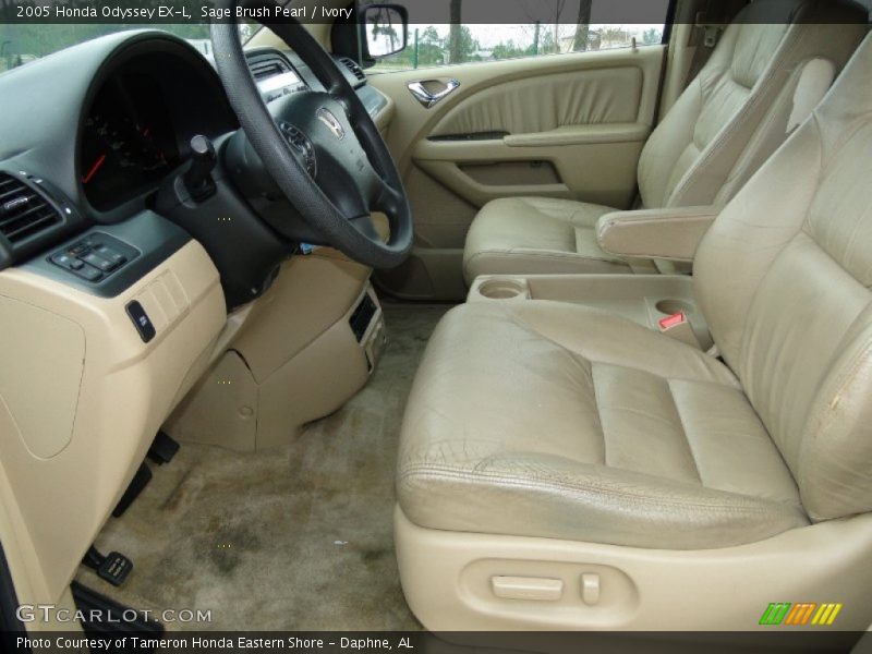 Sage Brush Pearl / Ivory 2005 Honda Odyssey EX-L