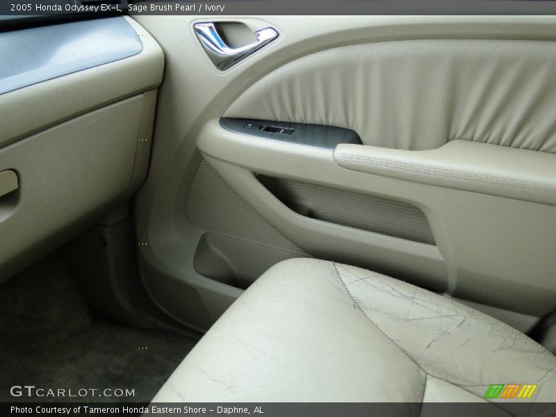 Sage Brush Pearl / Ivory 2005 Honda Odyssey EX-L