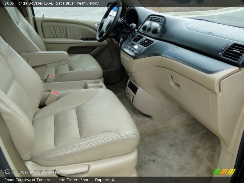 Sage Brush Pearl / Ivory 2005 Honda Odyssey EX-L