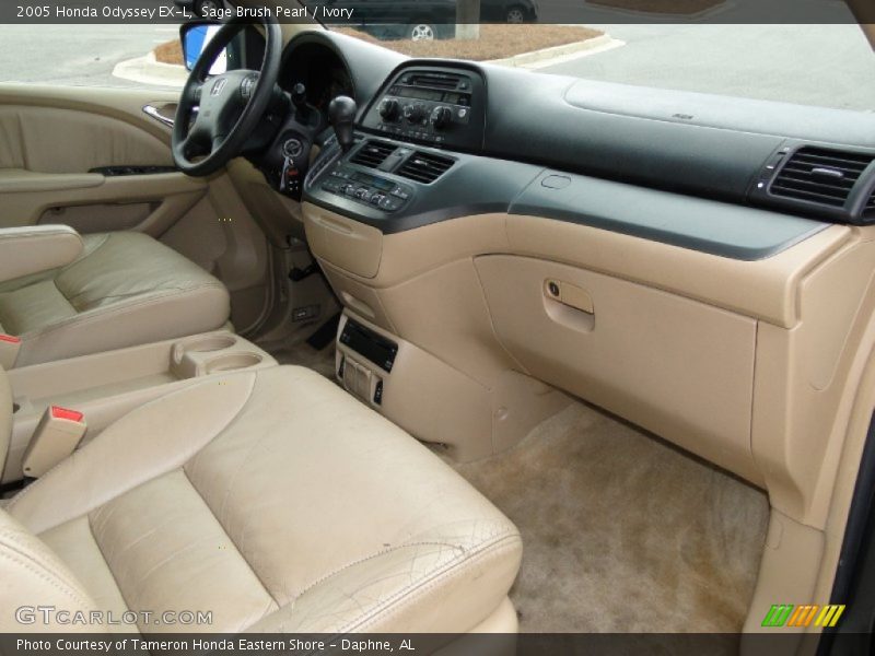 Sage Brush Pearl / Ivory 2005 Honda Odyssey EX-L