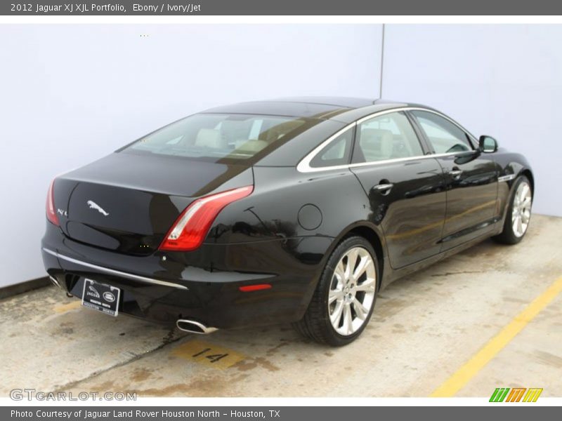 Ebony / Ivory/Jet 2012 Jaguar XJ XJL Portfolio