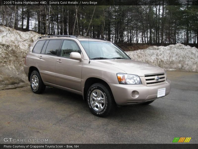 Sonora Gold Metallic / Ivory Beige 2006 Toyota Highlander 4WD