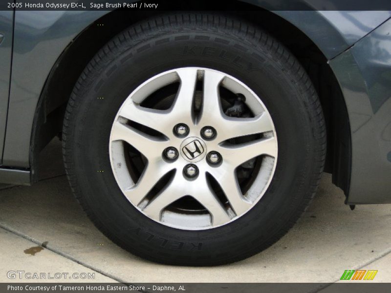 Sage Brush Pearl / Ivory 2005 Honda Odyssey EX-L