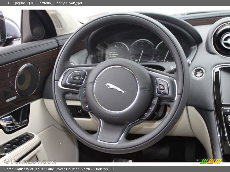  2012 XJ XJL Portfolio Steering Wheel