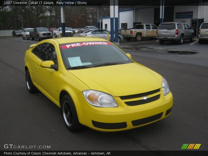 Rally Yellow / Ebony 2007 Chevrolet Cobalt LT Coupe